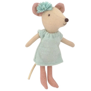 MAILEG Przytulanka Zimowa Myszka - duża siostra