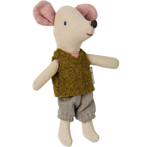 MAILEG Przytulanka Myszka w pudełeczku - mały brat