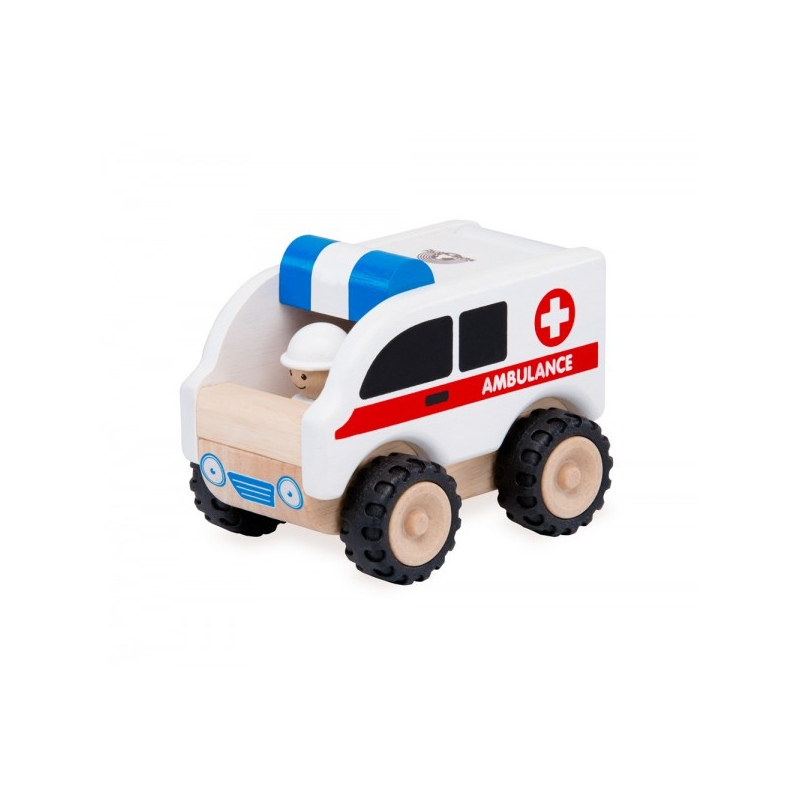 WONDERWORLD Drewniana Mini Pogotowie