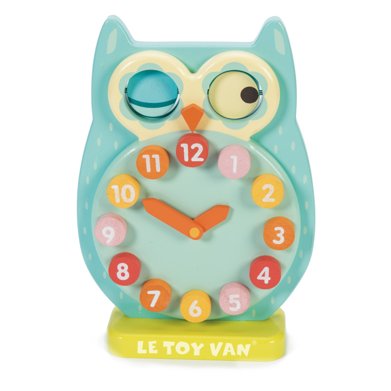 LE TOY VAN Drewniany zegar edukacyjny