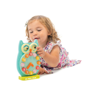 LE TOY VAN Drewniany zegar edukacyjny