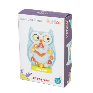 LE TOY VAN Drewniany zegar edukacyjny