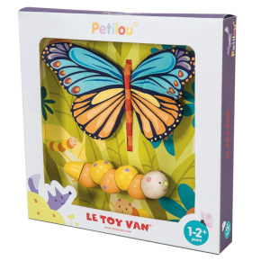 LE TOY VAN Gąsieniczka i motyl 2 w 1