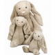 JELLYCAT Beżowy króliczek Bashful Bunny (mały 18 cm)