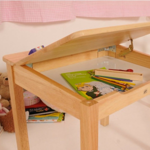 PINTOY Drewniane Biurko z krzesełkiem