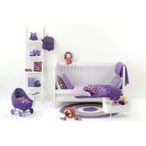 SMALLSTUFF Łóżeczko dla lalek - białe