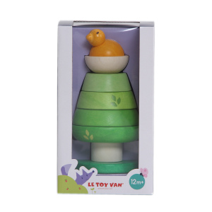 LE TOY VAN Piramida Drzewko z ptaszkiem na gnieździe