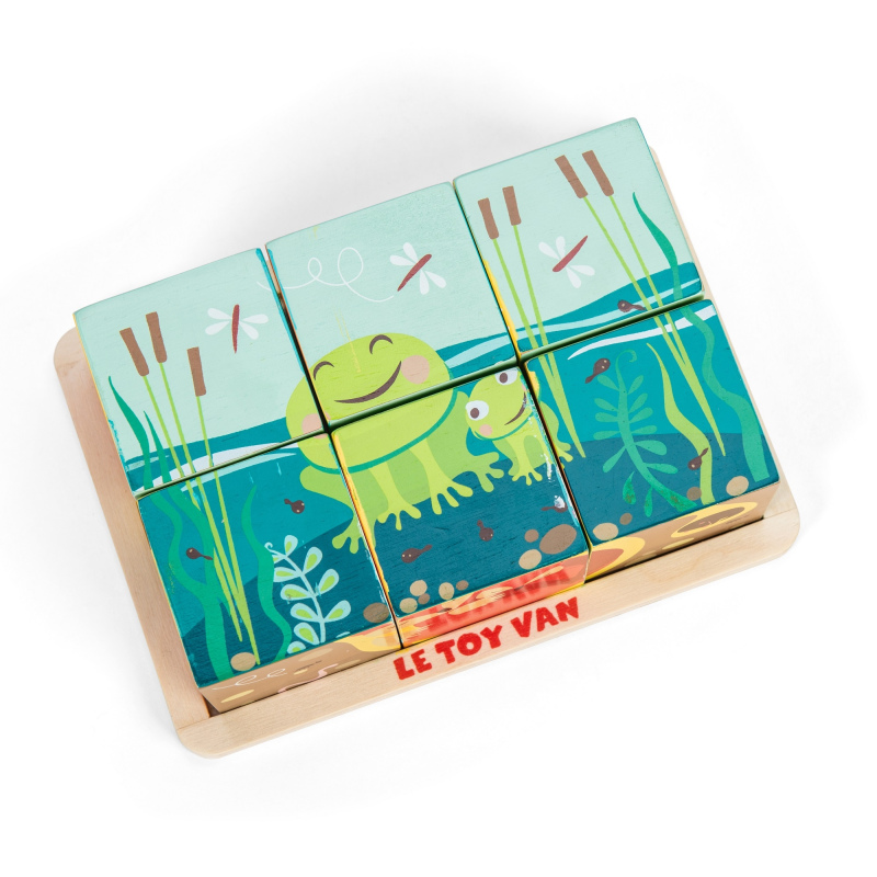 LE TOY VAN Drewniane klocki "Cztery pory roku"