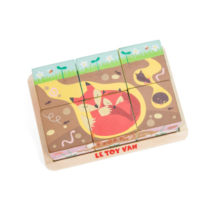LE TOY VAN Drewniane klocki "Cztery pory roku"