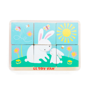 LE TOY VAN Drewniane klocki "Cztery pory roku"