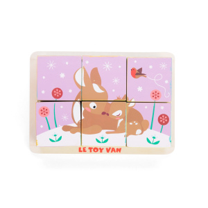 LE TOY VAN Drewniane klocki "Cztery pory roku"