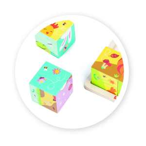 LE TOY VAN Drewniane klocki "Cztery pory roku"