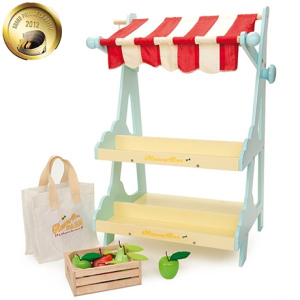 LE TOY VAN Drewniany sklep - stragan z akcesoriami