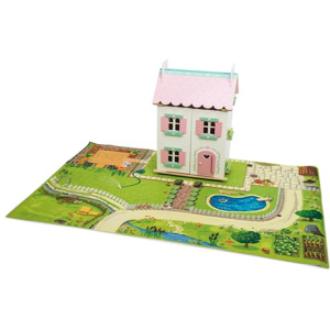 LE TOY VAN Drewniany domek dla lalek z akcesoriami