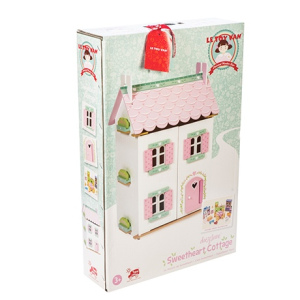 LE TOY VAN Drewniany domek dla lalek z akcesoriami