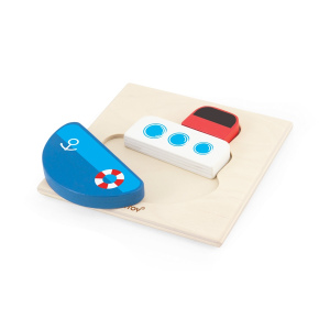 PINTOY Drewniane grube Puzzle "Łódka"
