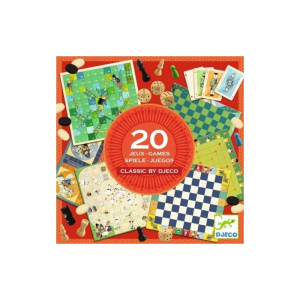 Djeco Zestaw klasycznych gier planszowych 