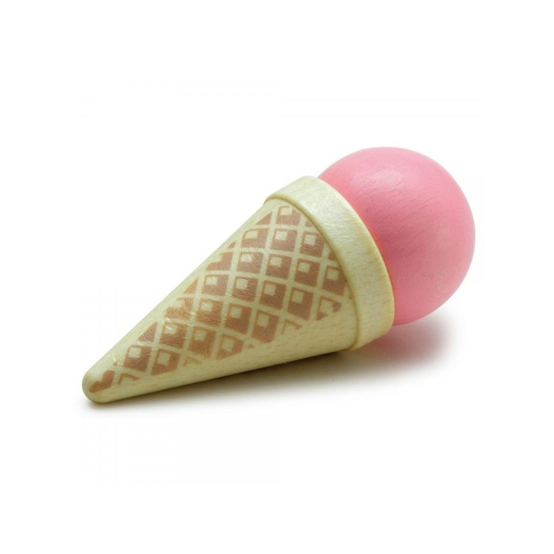 ERZI Lód rożek truskawkowy