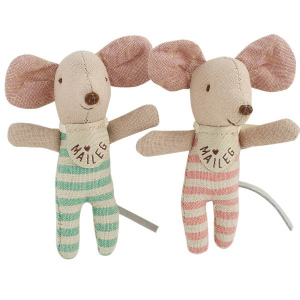 MAILEG Myszki Bliźnięta w pudełeczku - siostra i brat