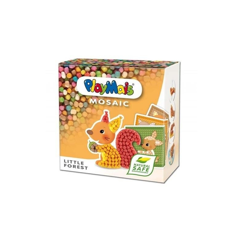 PLAYMAIS Klocki kukurydziane Mozaika - Małe zwierzęta leśne