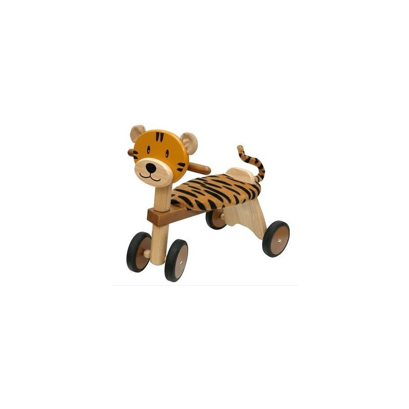 I'M TOY Drewniany jeździk Tygrysek