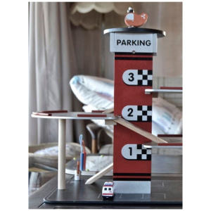 I'M TOY Drewniany garaż, parking wielopoziomowy