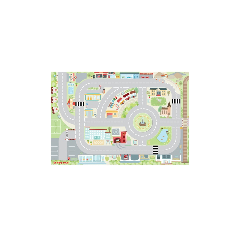 LE TOY VAN Mata edukacyjna - Miasto 120 x 80