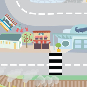 LE TOY VAN Mata do zabawy - Port 120 x 80