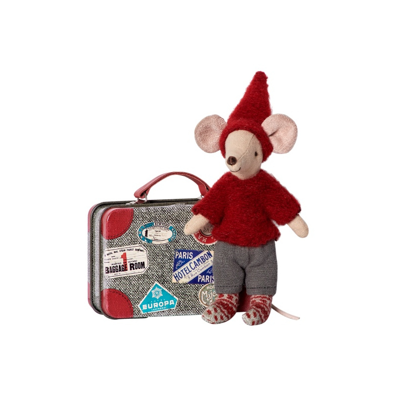 MAILEG Myszka Pixi z walizką