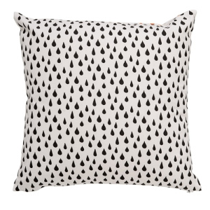 BLOOMINGVILLE Poduszka w kropelki Girls just wanna have fun