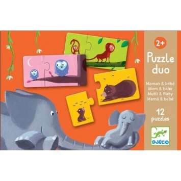 DJECO Puzzle Duo Mama i jej dziecko