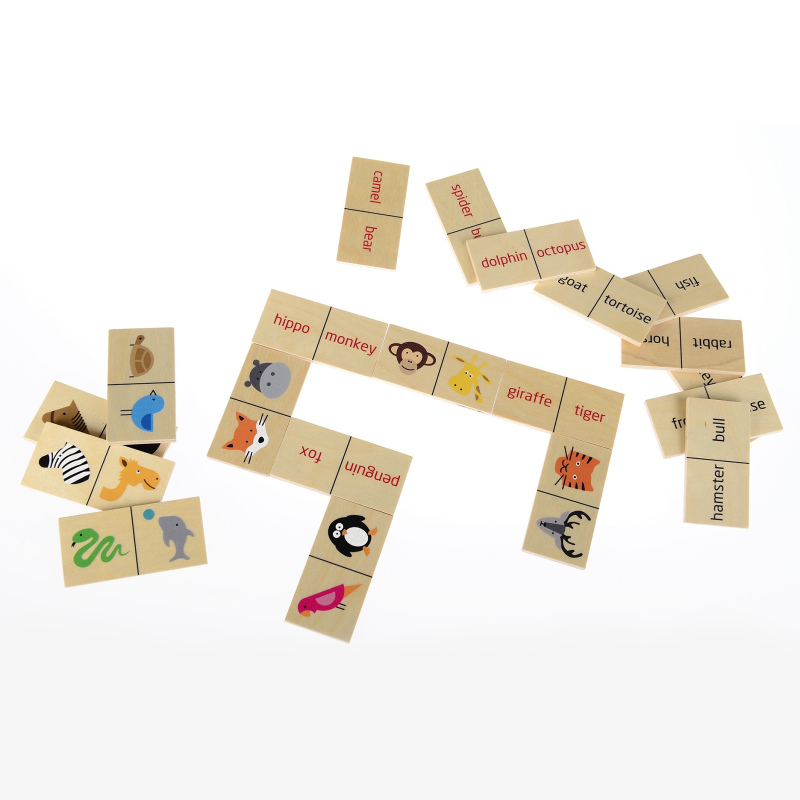 PILCH Gra edukacyjna Domino - English Eater - DOminoes