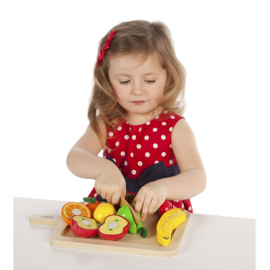 TIDLO Drewniane owoce do krojenia