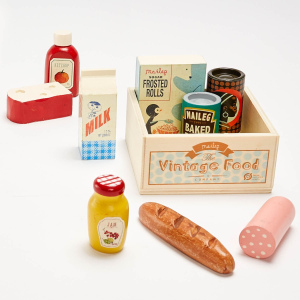 MAILEG Zestaw Artykułów Spożywczych w skrzynce Vintage