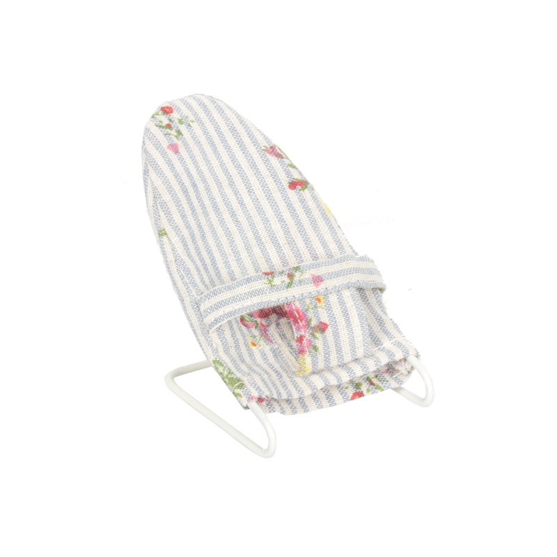 MAILEG Metalowy leżaczek dla króliczków My - niebieski