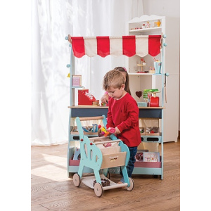 LE TOY VAN Drewniany wózek na zakupy