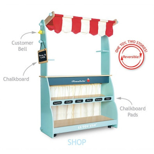 LE TOY VAN drewniany sklep i kawiarenka - 2w1