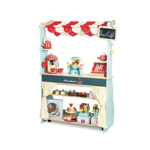LE TOY VAN drewniany sklep i kawiarenka - 2w1