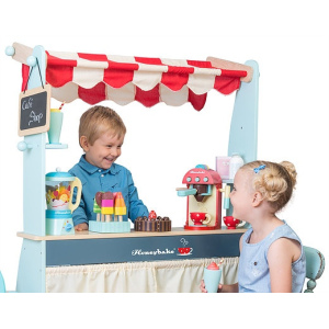 LE TOY VAN drewniany sklep i kawiarenka - 2w1