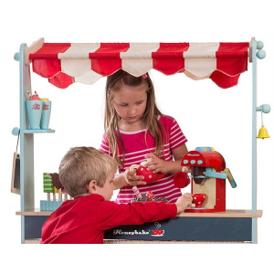 LE TOY VAN drewniany sklep i kawiarenka - 2w1