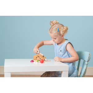 LE TOY VAN Drewniany kurczak do krojenia "Niedzielna pieczeń"