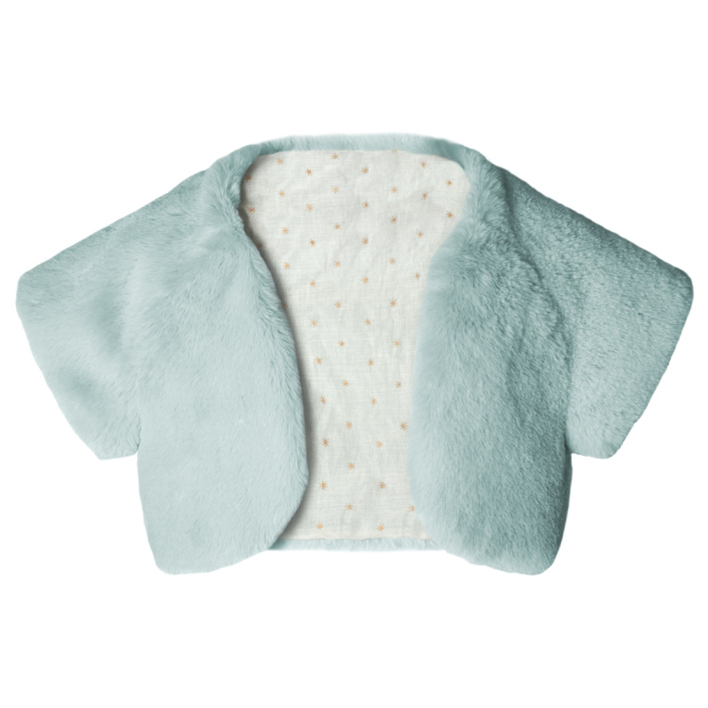 MAILEG Pluszowe bolerko księżniczki, Mint, rozmiar 4-6 lat