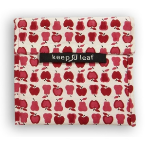 KEEP LEAF Duża eko-torebka śniadaniowa - owoce 