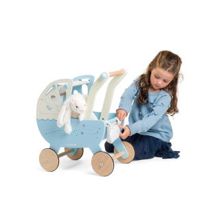 LE TOY VAN Niebieski wózek dla lalek Moonlight