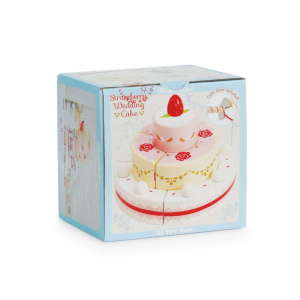 LE TOY VAN Piętrowy tort weselny, truskawkowy 