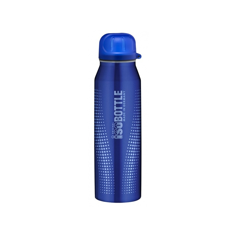 ALFI isoBottle Bidon z termoizolacją 0,5l "Niebieski z bąbelkami"