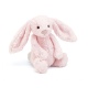 JELLYCAT Jasnoróżowy króliczek Bashful Bunny (średni 28 cm)