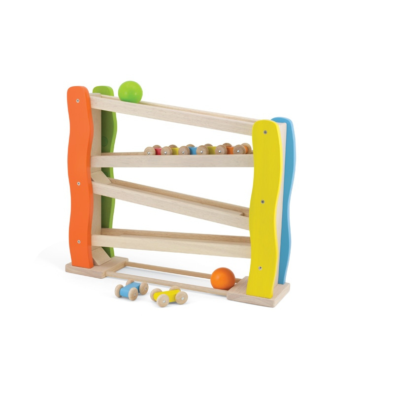 PINTOY Drewniana pochylnia dla samochodzików  "Super Slope"