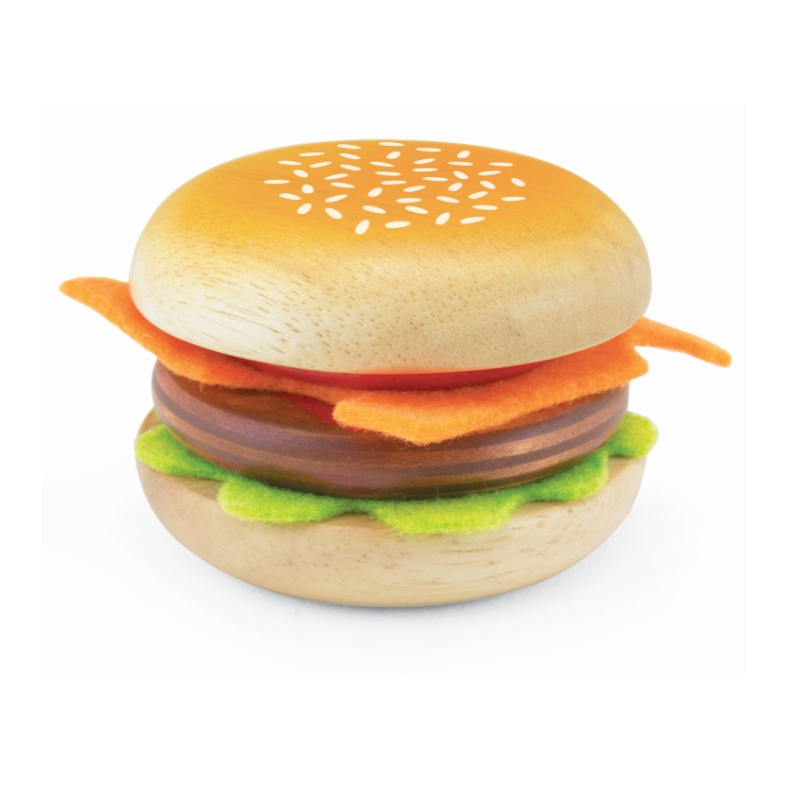 PINTOY Drewniany Cheeseburger