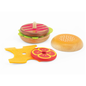 PINTOY Drewniany Cheeseburger